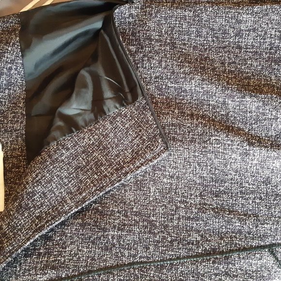 Laura Petites tweed work midi long skirt - Picture 3 of 7